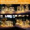 20 Pack Fairy Lights Battery Operated Mini String Lights-7.2ft 20 LED Silver Wire Warm White for Wedding,Party Centerpieces,Crafts,Table,Mason Jars Decor-Long Lasting Battery Fairy Lights